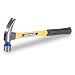 Vaughan FS999ML 20-Ounce -Inch999-Inch Straight Claw Hammer, Milled Face, Straight Fiberglass Handle, 16-Inch Long