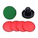 BESPORTBLE 1 Set Air Hockey Pushers e Air Hockey Pucks Set Maniglie Obiettivi Paddles Accessori di Ricambio Air Hockey Maniglia Paddle per Tavoli da Gioco Blu Scuro