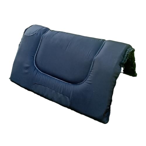 Manta Para Selas Baixeiro De Pelúcia Ideal Para Cavalos (preto)