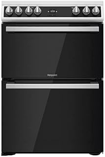 Hotpoint 60cm Double Oven Electric Cooker with Catalytic Cleaning - White