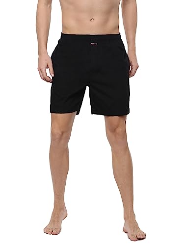 Image of Macroman M-Series Boxer Shorts for Men, 100% Cotton Loungewear with Concealed Waistband & Button Fly