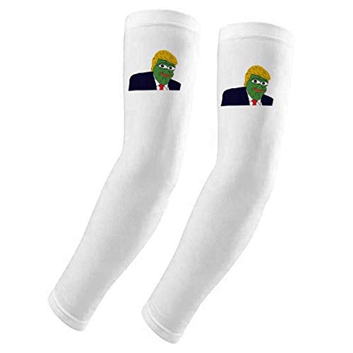 Manchons protection UV soleil grenouille drôle pour le vélo