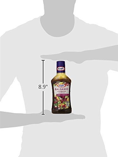 Image of Kraft Balsamic Vinaigrette Salad Dressing (6 ct Pack, 16 fl oz Bottles)
