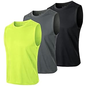 MEETYOO Mannen Mouwloze Sneldrogende Tank T-shirt Vest Top Voor Running Gym Sport Fitness