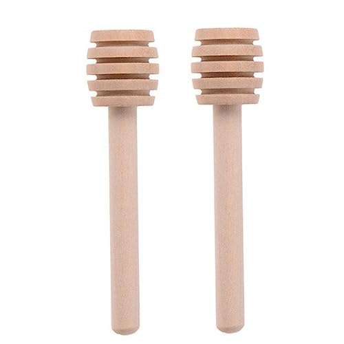 FUNOMOCYA 20pcs Honey Stirrer Honey Server Honeycomb Wand Honeycomb Stick Mini Honey Mini Whisk Honey Mixing Sticks Honey Jar Dipper Honey Stir Sticks Honey Spoon Dipper Honey Dippers