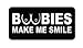 3pcs boobies make me smile funny hard hat/helmet stickers