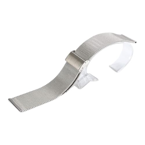 Bracelet de montre en acier inoxydable à boucle unique réglable et universel