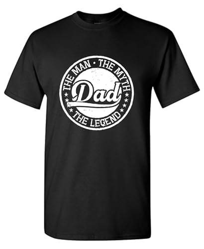 Feelin Good Tees The Man The Myth The Legend Fathers Day Humor Graphic Sarcastic XL Black14