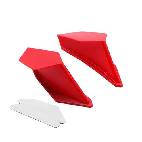 Kit d'aile de moto pour réduire le guidonnage avec cet aileron de carénage rouge