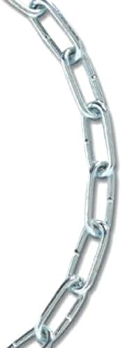 Koch 721876 No.4 by 100-Feet Coil Straight Chain, Zinc Plated