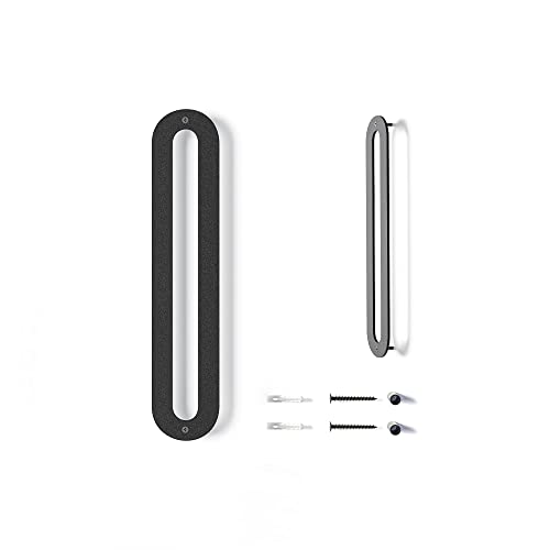 12 Inch Modern Floating House Numbers | Large Metal House Numbers for Outdoors | Black Coated Rust-Proof Home Address Numbers