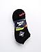 Reebok Women's Athletic Socks - Performance Low Cut Socks (6 Pack), Size 4-10, All Black
