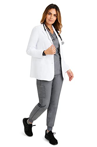 image for Healing Hands Women's Lab Coat with 4 Pockets, Moisture Wicking & 2-Wa