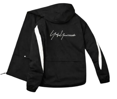 Men's Polyester Hooded Jacket with Full Front Zipper | Lightweight Casual Windcheater Jacket with Long Sleeves, Drawstring Hood, Elastic Cuffs & Front Pockets - Image 2