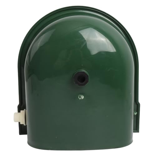 Abbeveratoio per Bestiame con Valvola a Galleggiante Automatica, capacità 4 Litri, Verde, per Cavalli, Bovini e Ovini, con Tubo da Giardino Standard, 26,5 X 28 Cm