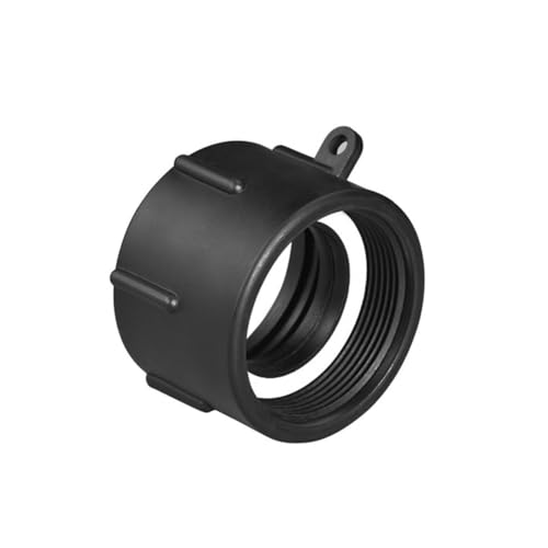 NEIQIUWING Depósito de agua IBC de 1000 litros, adaptador de válvula de 60 mm / 2 pulgadas, conectores, kit de accesorios de riego de jardín