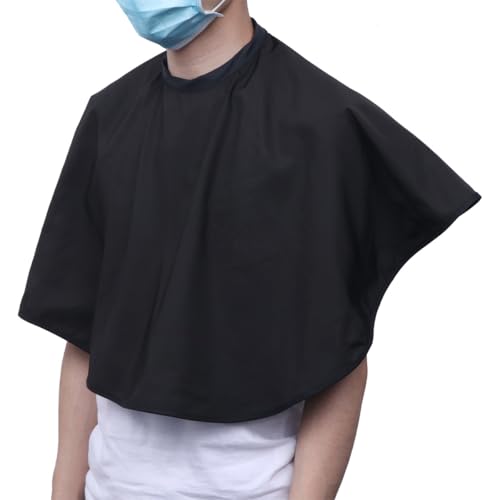 Capa impermeable para peluquería negra 88x70 cm miniatura 4