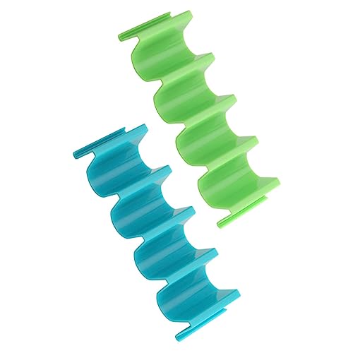 COLLBATH High Resistant Plastic Tortilla Roll Rack Taco Holder Stand Non-slip Base for Indoor/outdoor Parties