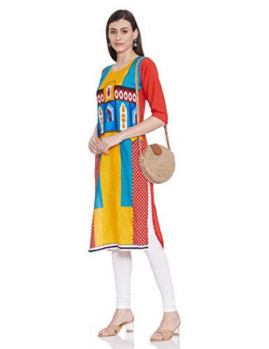 Image of Women's Crepe Regular Kurta