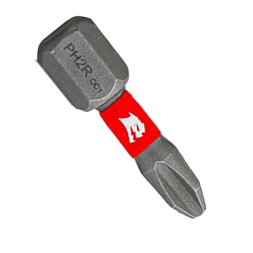 Diablo 2 Reduced Phillips Drive Bits for Drywall for Fastening Screws and Nuts - MaxTorque Zone, Impact Strong, 1/4