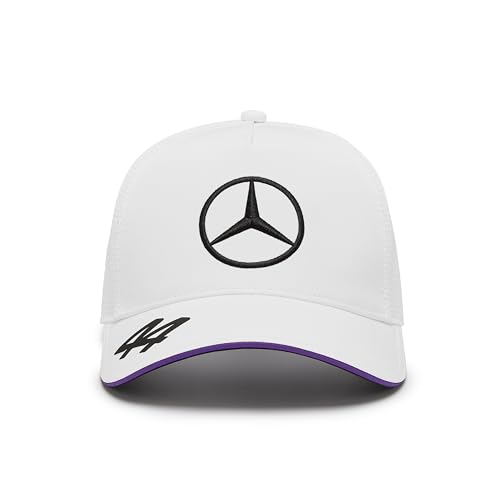 Mercedes AMG Petronas Gorra F1 Lewis Hamilton - Blanco - Talla