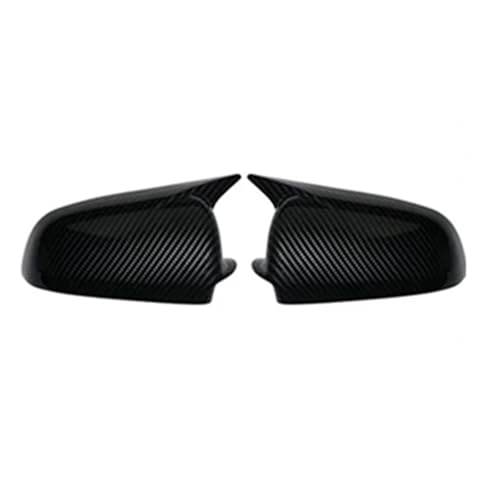 ドアミラーキャップ Compatible With A3 For S3 8P 2005 2006 2007 2008 カーボンルックと明るいブラックのバックミラーケース サイドミラーシェル カーパーツ