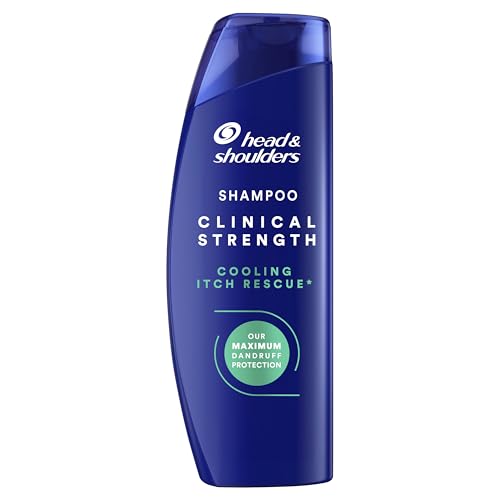 Head & Shoulders Cooling Itch Rescue 400ml Selenium Sulphide Anti-Dandruff Shampoo, Clinical Strength, Fights Stubborn Dandruff and Itch, with Intense Cooling Menthol