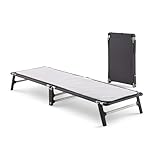 Jay-BE® LE59 Lite Klappbett mit E-Faser-Isolator-Pad, Einzelbett, Schwarz