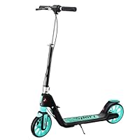 Y-RAIN Roller Scooter für Kinder ab 5 Jahren und Erwachsene bis 100KG mit Stoßdämpfungssystem und breiteren Reifen 200MM große Räder und ABEC 7 Kugellager