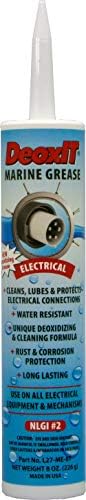 CAIG LABORATORIES, DeoxIT, L27-ME, Electrical Marine Grease, 226 Grams Grease Tube for Caulking Gun