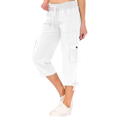 Pantalon capri de mode d'été avec poches pour randonnée et voyage