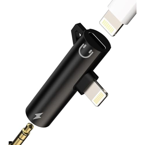 Image of Conversion Plug 3.5mm Adapter to Headphone Charge 2 in 1 Adapter (Black)