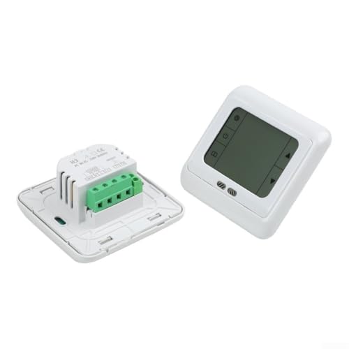 Thermostat numérique LCD 230V 16A programmable pour chauffage au sol - 8