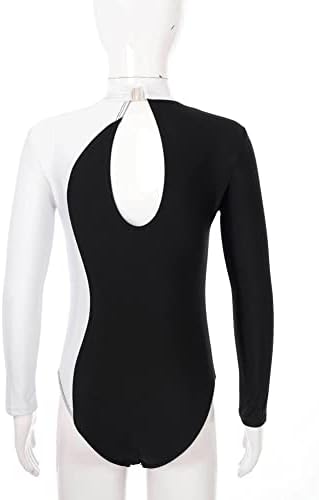 CHICTRY Girls Long Sleeve Gymnastics Leotard Unitard with Shorts 2 Piece Outfits Ballet Dance Bodysuit Biketard Dancewear