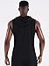 NELEUS Men's Workout Tank Tops Sleeveless Running Shirts with Hoodie,5098,3 Pack,Black/Black/Black,S