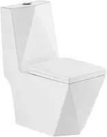 Vaso Sanitário Monobloco Completo Diamante - Caixa Acoplada branca