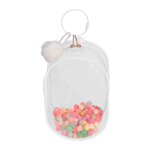 Mochila negra con llavero para muñeca de...