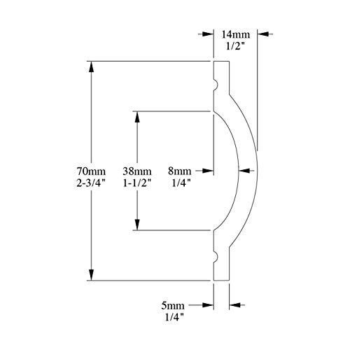 Orac Decor | High Density Polyurethane Panel/Chair Rail/Wainscot Moulding | Primed White | 2-3/4\" H x 78\" Long