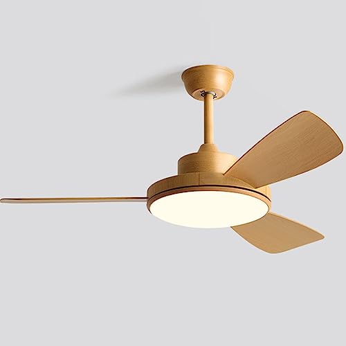 Ventilateur de plafond silencieux 3 vitesses avec éclairage LED télécommandé - 2