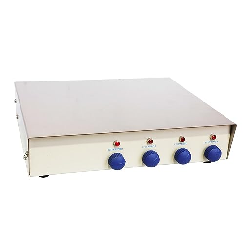 Magnetic Stirrer, 4-Position Mixer, 400x300mm Plate, 100-2000rpm Speed, 3000ml Max Volume, Metal Housing, Multiple Sample Prep, Lab Chemistry, Industrial Batch Mixing