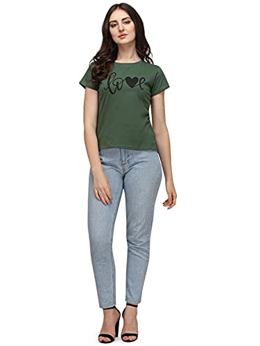 Image of DHRUVI TRENDZ Women Tops | T Shirt for Women | Tops for Jeans for Women | Western Tops for Women Stylish | T-Shirt for Women