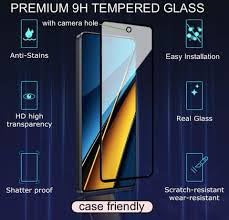 Image of 9H Tempered Glass Screen Protector for Vivo V11 - Anti-Scratch, HD Clear, Bubble Free, White Edge | Pack of 10