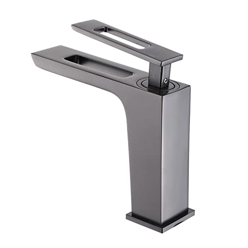 Robinet d'évier eau chaude et froide en laiton à design évidé - 6