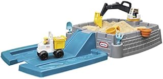 Little Tikes Dirt Diggers Excavator Sandbox for Kids, Including lid and Play Sand Accessories