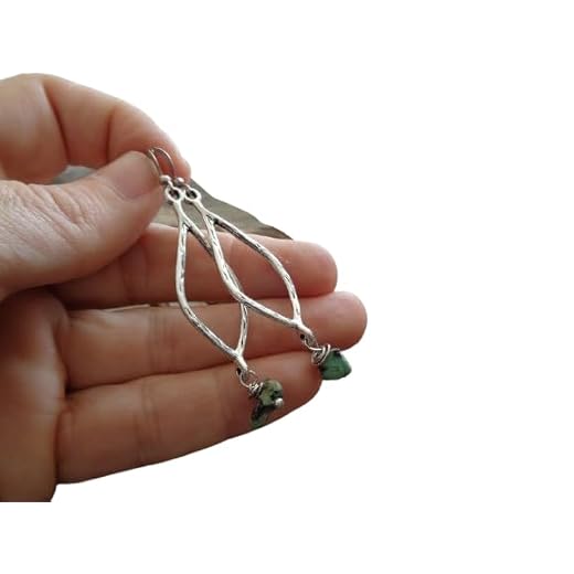 ♥ Arco de plata y HOWLITA STONE ♥ pendientes