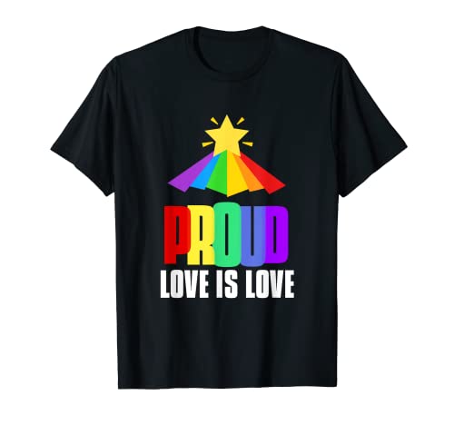LGBTQ+ Pride Shirt Gay Pride Stuff Rainbow Shirt Pride Proud T-Shirt