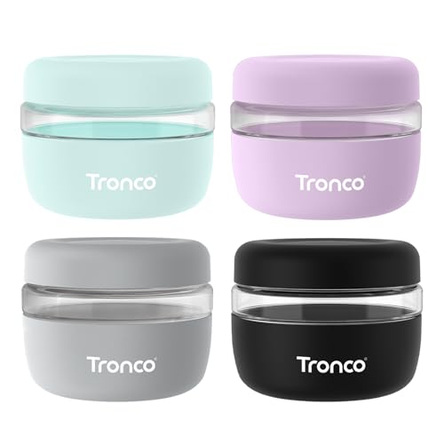 Tronco 16oz Glass Food Storage Bowls with Lids
