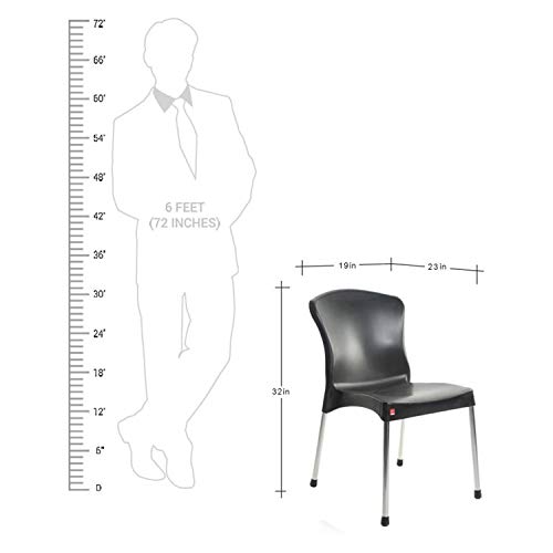 Image of Cello Milano Chair (Black, Set of 6)
