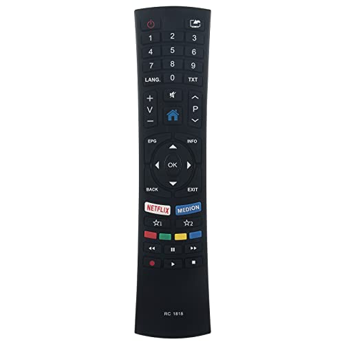 New RC1818 Remote Replace for MEDION MD31380 MD31381 MD31382 MD31420 MD31421 MD31422 MD31423 MD31424 X14020 X14321 X15022 X15080 X15523 X15581 X16524 X16582 LIFEX14020 LIFEX14321 LIFEX15022 LIFEX15080