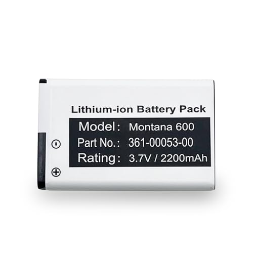 DMEYMIN Replacement 2200mAh Li-ion GPS Battery for Garmin Montana 600, 600T, 650, 650T, 600t Camo, 680T, 680, 680T, Alpha 300i, 200i, 200, 300, 100